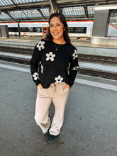 Load image into Gallery viewer, Into the Night Floral Sweater
