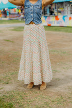 Load image into Gallery viewer, Coral Carnation Maxi Skirt
