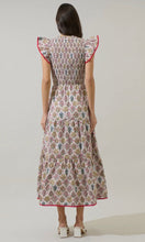 Load image into Gallery viewer, Sunfire Tiered Midi Dress
