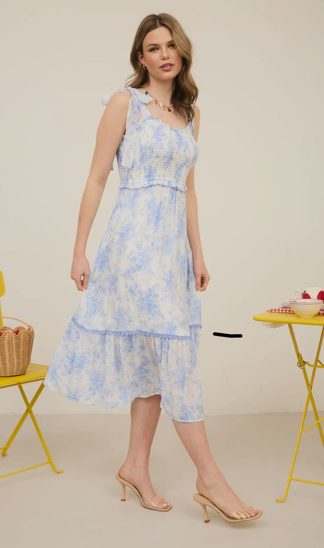 Sweetheart Vintage Floral Dress