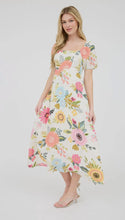 Load image into Gallery viewer, Floral Fit N Flare Dress
