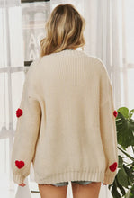 Load image into Gallery viewer, Red Hot Heart Cardigan
