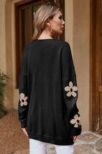 Load image into Gallery viewer, Black Mocha Floral Cardigan
