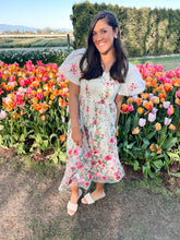 Load image into Gallery viewer, Tulip Gardens Midi Dress
