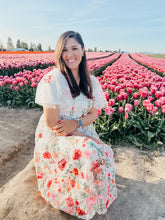 Load image into Gallery viewer, Tulip Gardens Midi Dress
