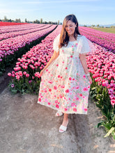 Load image into Gallery viewer, Tulip Gardens Midi Dress
