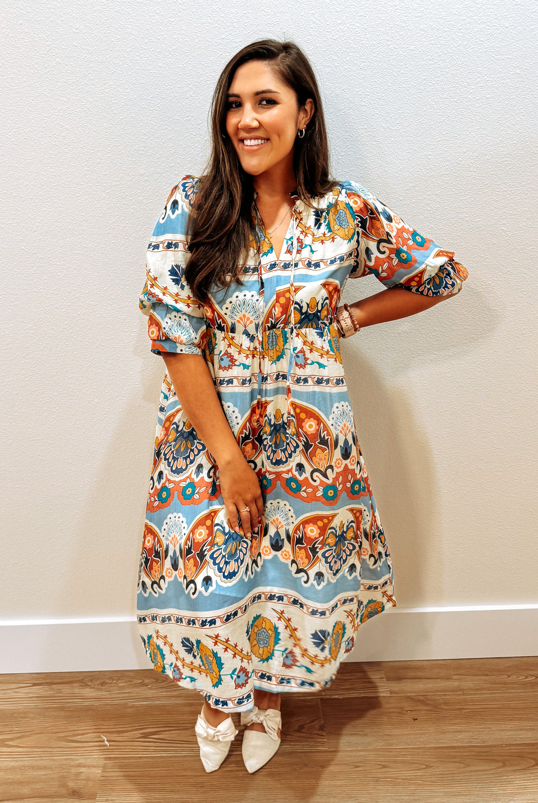 Romantic Walks Dress - Blue