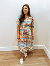 Load image into Gallery viewer, Romantic Walks Dress - Blue
