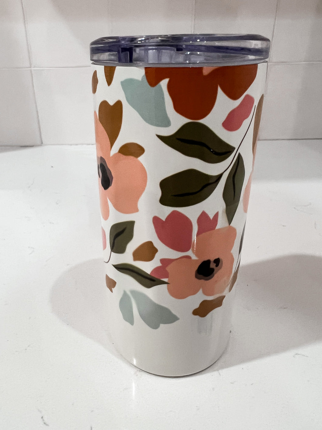 Painted Florals Skinny Tumbler