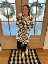 Load image into Gallery viewer, Chunky Checkered Cardigan - 2 Colors
