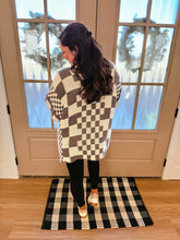 Load image into Gallery viewer, Chunky Checkered Cardigan - 2 Colors
