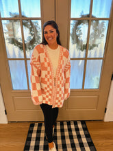 Load image into Gallery viewer, Chunky Checkered Cardigan - 2 Colors
