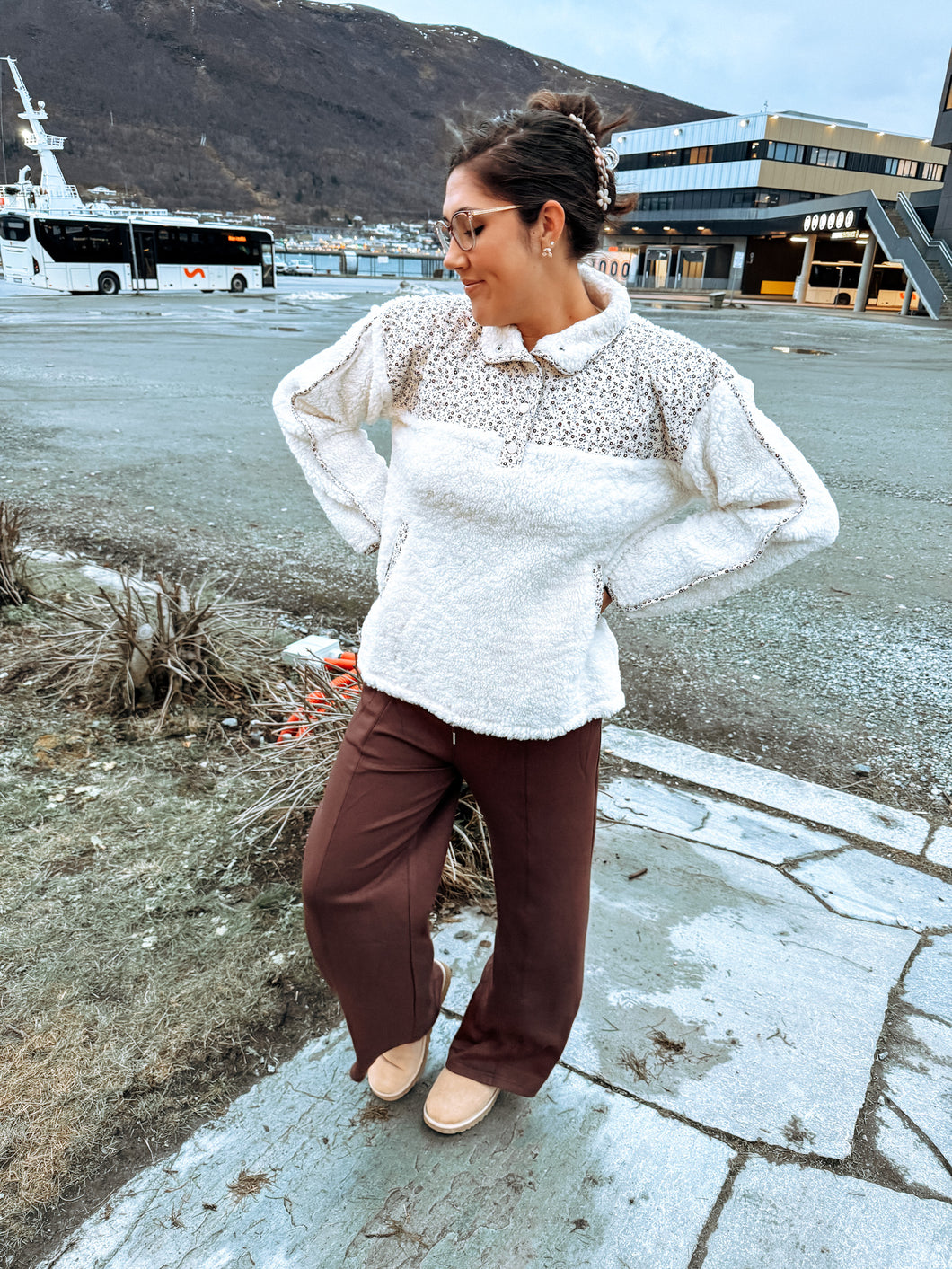 Brownie Wide Leg Sweatpants