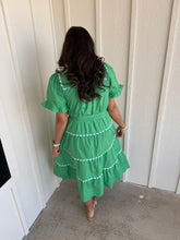Load image into Gallery viewer, Green Dynasty Midi Dress

