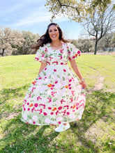 Load image into Gallery viewer, Fairytale Blossoms Midi Dress
