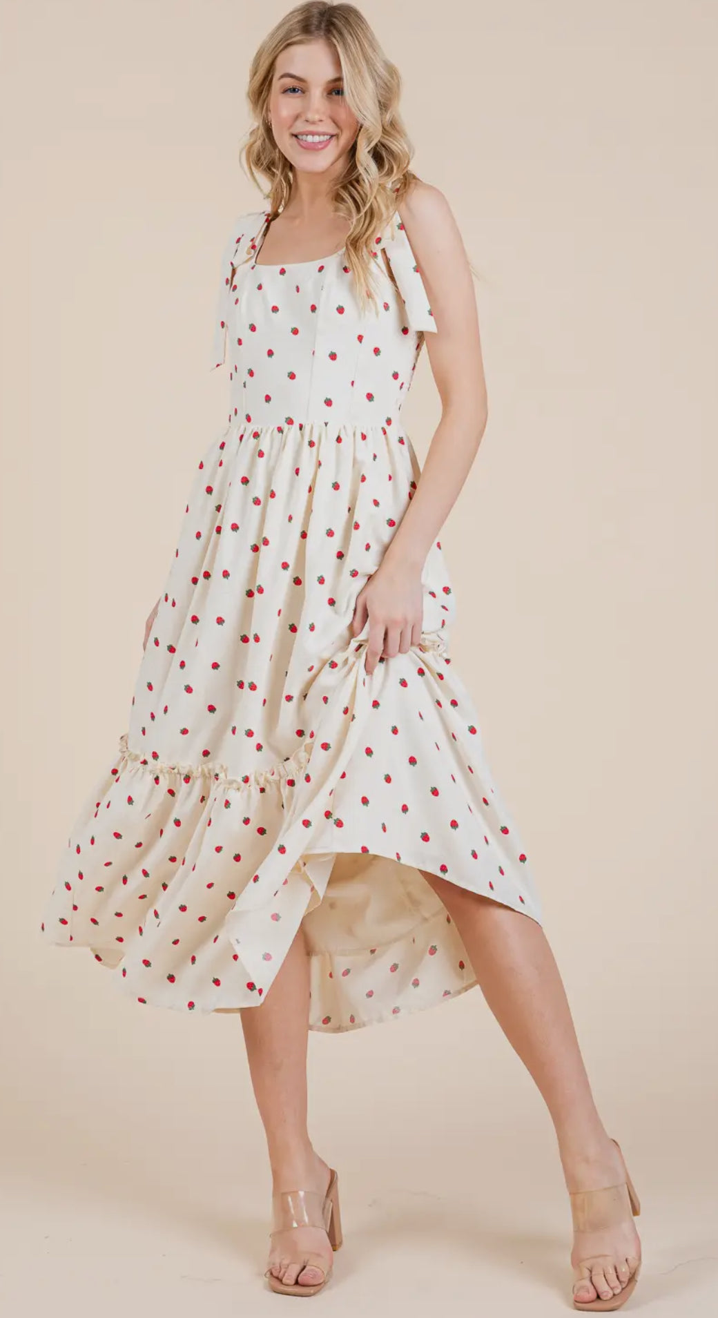 Strawberry Field Sundress