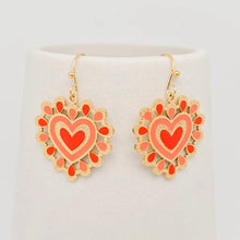Load image into Gallery viewer, Heart Beats for You Earrings
