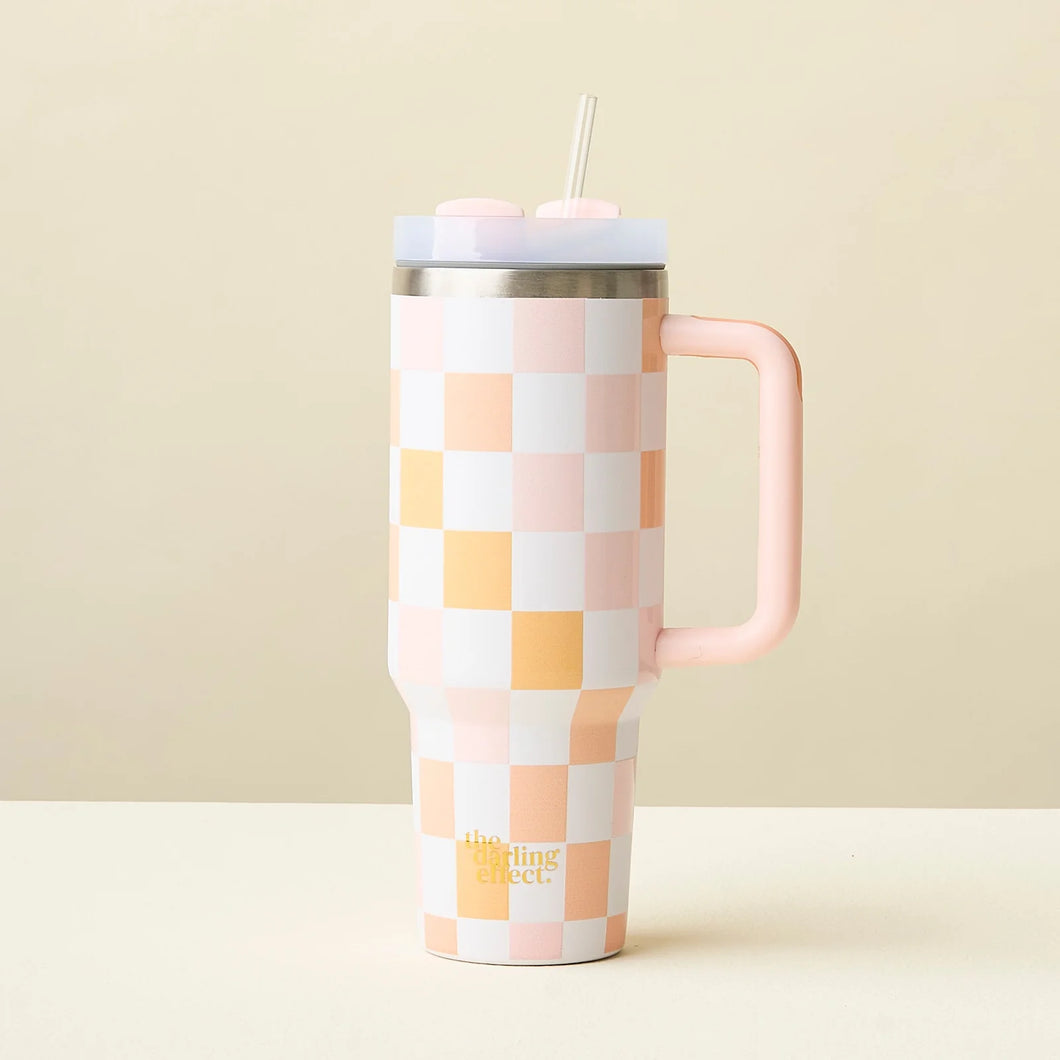 Take Me Everywhere - Peach Checkered