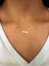 Load image into Gallery viewer, Mrs. Necklace - Gold &amp; Silver
