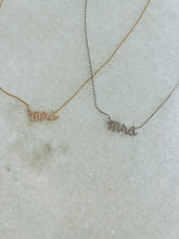 Load image into Gallery viewer, Mrs. Necklace - Gold &amp; Silver
