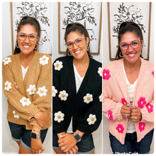Load image into Gallery viewer, Cutesy Knit Floral Sweater - 3 Colors
